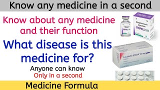 Which Medicine is used for what How to know  Everyone needs to knowVery easy formulaPharmacology [upl. by Benioff]