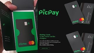 Chegou meu cartão picpay card💳🎉👏🏾👏🏾Veja como Desbloquear o cartão picpay [upl. by Buroker]