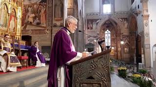 55mo Alluvione di Firenze del 1966 Solenne Santa Messa per le Vittime nella Basilica di Santa Croce [upl. by Rennob]