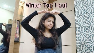 Winter Top Haul  TheeSharmajiiii [upl. by Ahab861]