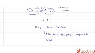 Boron halides are [upl. by Ordnaxela386]