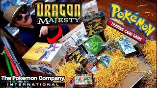 POKEMON SENT US NEW DRAGON MAJESTY POKEMON CARDS EARLY UNBOXING THE MOST CARDS amp BEST MYSTERY BOX [upl. by Norrek941]