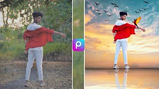 New Picsart Background Change Editing  New Picsart Photo Editing  Photo Editing [upl. by Eeimaj]