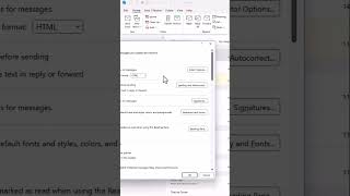 Easy Trick To Change Default Font In Outlook [upl. by Crompton]