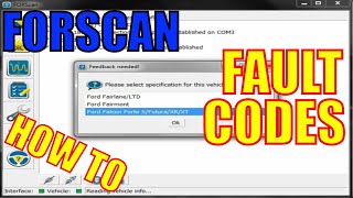 Forscan  How To Read And Delete Fault Codes [upl. by Euqininod]