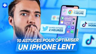 Comment optimiser et accélérer un iPhone lent en 2024 10 astuces [upl. by Yetti]