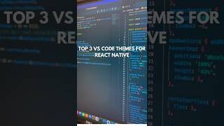 MustHave VS Code Themes for React amp React Native Developers [upl. by Lillith]