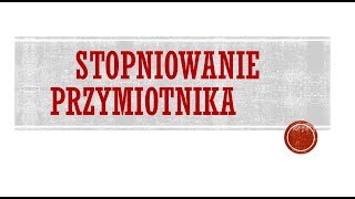 Stopniowanie przymiotnika niemieckiego [upl. by Tasha636]