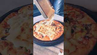 Cheesiest Pizza 🍕 ytshorts delhiicious explore [upl. by Maxy826]