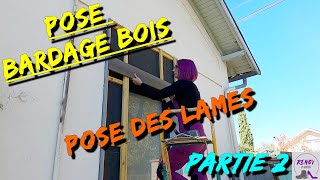 TUTODIY  Comment poser un bardage bois  La pose des lames – partie 2 [upl. by Sitoiyanap]