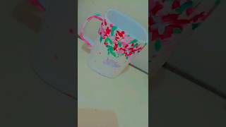 my first glass painting 💐😍trade glass painting tutorial [upl. by Enattirb184]