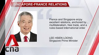 Singapore Prime Minister Lee Hsien Loong congratulates new French PM Jean Castex [upl. by Eggleston809]