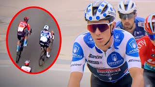 Distracted Remco Evenepoel OUTFOXED in Group Sprint  Vuelta a Espana 2023 Stage 20 [upl. by Nnazus702]