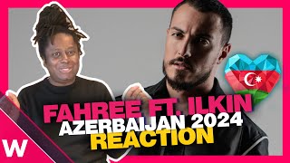 🇦🇿 FAHREE feat Ilkin Dovlatov  Özünlə Apar REACTION  Azerbaijan Eurovision 2024 [upl. by Ahsinan]