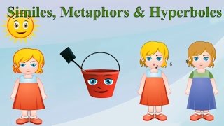 Similes Metaphors amp Hyperboles Differences Examples amp Practice for Kids [upl. by Alahcim742]