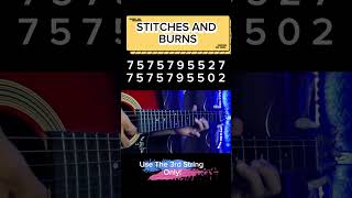 1 String Stitches and Burns Easy Tabs [upl. by Kentiga]