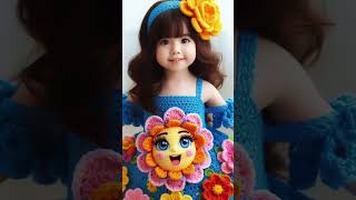 🎞️vestidos a crochet para niñas princesa crochet paranina ganchillo viralcrochet [upl. by Walcott]