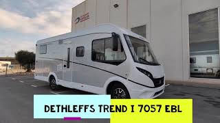 Nueva autocaravana integral Dethleffs Trend I 7057 EBL Automática 2021  CARAVANAS SANGAR [upl. by Duile948]