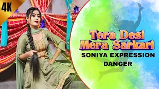 SONIYA EXPRESSION DANCER  TERA DESI MERA SARKARI  NEW HARIYANVI SONG DANCE PERFORMANCE  2024 [upl. by Beniamino623]