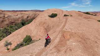 Moab Slickrock Mountain Biking Drone [upl. by Edak]