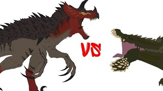 dc2 deviljho vs Ultimasaurus [upl. by Aynam]