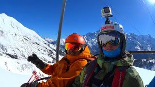 Fermeture des Contamines Montjoie 2016 ski amp Monoski [upl. by Briana]