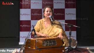 Ghazal by Munni Begum  Maine kha ke nasheman ko bose diye  Rekhta Studio [upl. by Nithsa36]