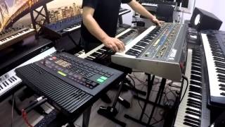 ROLAND JUPITER 6 YAMAHA DX5  MUSIC TRIBUTE GENESIS [upl. by Brookes]