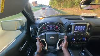 Lowered Whipple Supercharged Silverado 1500 on 22s POV Test Drive [upl. by Phelips676]