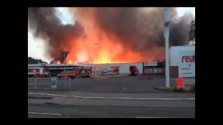 Großbrand in Krefelder Holzhandlung neuwmv [upl. by Doreen]