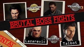 Uncharted Brutal Mode Boss Fight Guide How to beat Navarro Draza Lazarevic and Talbot [upl. by Llehcal]