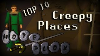 Top 10 Creepy Places In RuneScape [upl. by Diad]