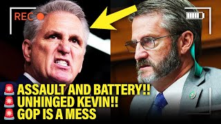 Kevin McCarthy ASSAULTS GOP Congressman in Capitol Building CHAOS Ensues [upl. by Nnylram]