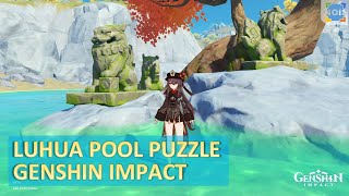 Luhua Pool Puzzle  Genshin Impact [upl. by Aivatnohs]