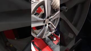 how to repaired aluminum rims trending automobile shortvideomechanic machine aluminumrims [upl. by Seitz]