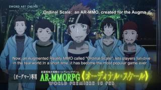 SWORD ART ONLINE ORDINAL SCALE  Official Trailer In cinemas 18 Feb 2017 [upl. by Hansel]