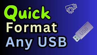 Format USB Drive Using Command Prompt Quick Windows Tutorial [upl. by Annaeiluj868]