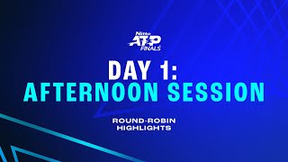 2024 Nitto ATP Finals Day 1 Afternoon Session [upl. by Lladnik838]