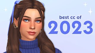 BEST CUSTOM CONTENT OF 2023  Sims 4 CC Showcase Maxis Match [upl. by Aztinad870]