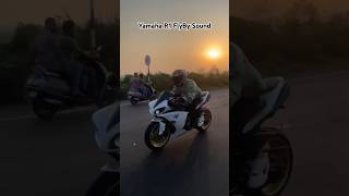 Yamaha R1 Flyby Sound🤍💥 bike r1 yamaha trendingshorts viralshort superbike sound flyby [upl. by Ayital434]