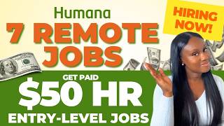 7 Remote Jobs Hiring IMMEDIATELY HUMANA REMOTE JOBS  MAKE 2000WK WFH JOBS [upl. by Hamel]