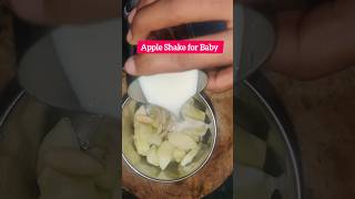 Apple Milk Shake for Babies breakfastideas appleshake shorts shortvideo babyfood [upl. by Bowes]