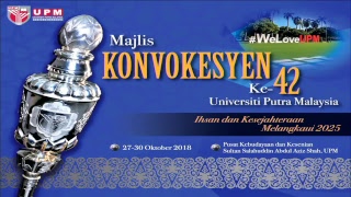 Majlis Konvokesyen UPM Ke42 [upl. by Reyem]