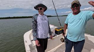 02022024 Phil and Kamden Fishing on the Estero Angry Angler Fishing Boat [upl. by Gnouv111]