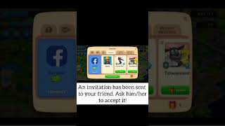 TOWNSHIP GAME  How to INVITE your friends on Township township townshipgameplay  Township Lover [upl. by Derayne]