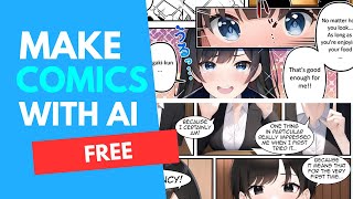 How To Make ComicsManga With AI for FREE [upl. by Gothurd]