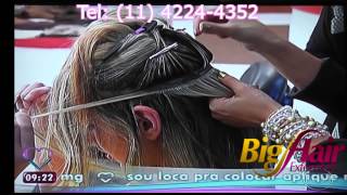 Big Hair Extension Luciana Oliveira na Ana Maria Braga [upl. by Sivel]