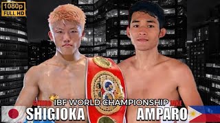 LATEST FIGHT 2024 Jake AmparoPh Vs Ginjiro ShigeokaJapan Fullfight 2024  For IBF Championship [upl. by Schaffer149]