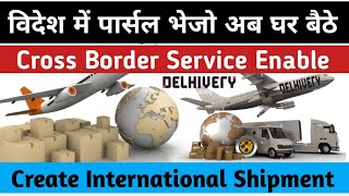 Create International Shipment how to Create Order Delhivery One Penal Clinet portal Dehlivery panel [upl. by Nipahc]