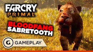 Taming the Bloodfang Sabretooth  Far Cry Primal Gameplay [upl. by Harlow]